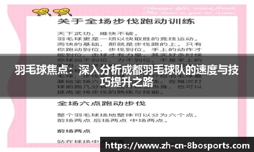 羽毛球焦点:深入分析成都羽毛球队的速度与技巧提升之路